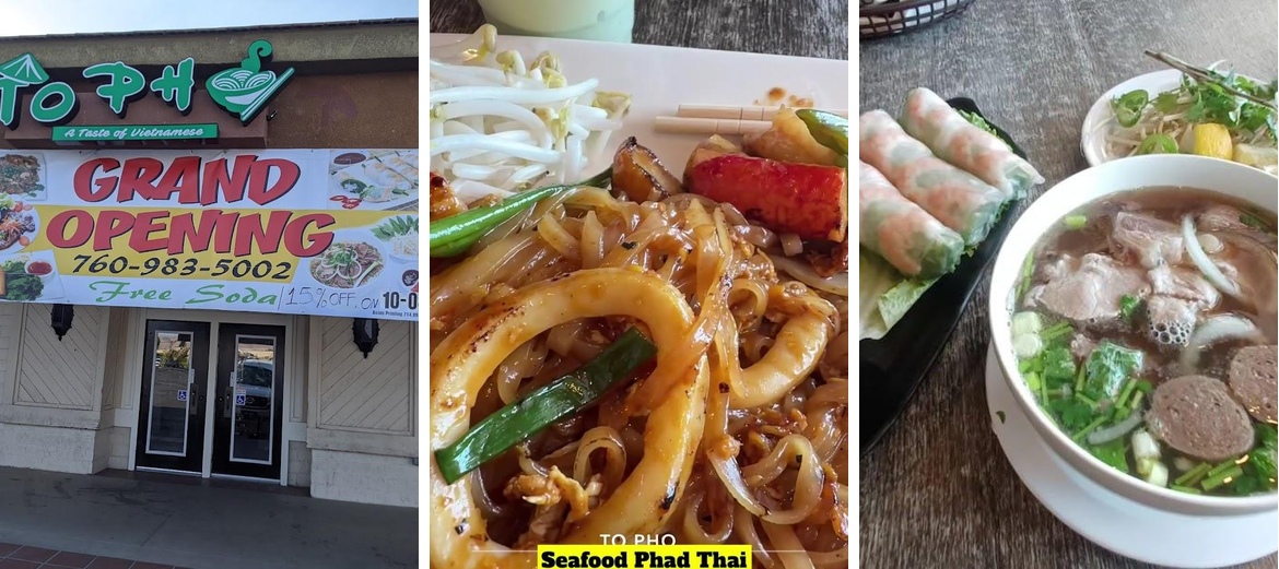 To Pho Vietnamese Restaurant Menu